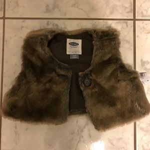 Brand new baby girl fur coat